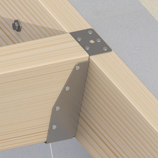Afbeeldingen van GB GBS-LL Balkdrager lange lip sv 63x125