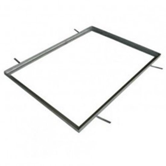 Afbeeldingen van Bazo Inlegrand L25 verzinkt 25x25x2,5mm. 81x61cm