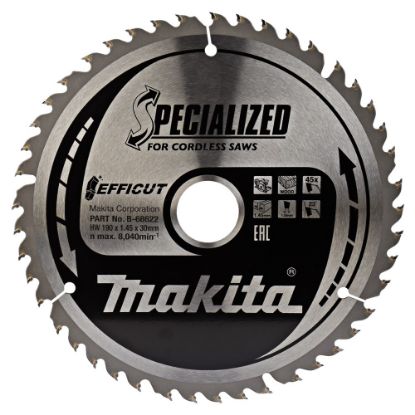 Afbeeldingen van Makita Zaagb FF 190x30x1,45 45T 23gr B-68622
