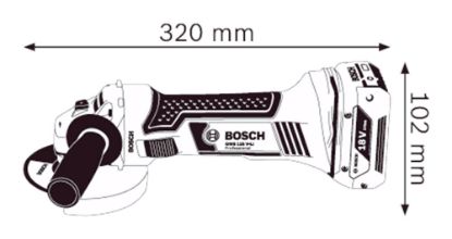 Afbeeldingen van Bosch Accu slijpmachine GWS 18-125 V-LI