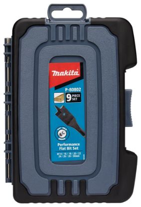Afbeeldingen van Makita Speedborenset 9-delig 1/4 P-80802