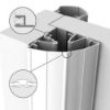 Afbeeldingen van Ellen Vingerbeschermingsprofiel FINPROTECT+ 50-90 250cm wit