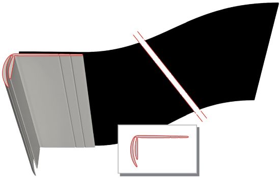 Afbeeldingen van illbruck PVC Lateislabbe ZDP ME533 60cm 25 meter