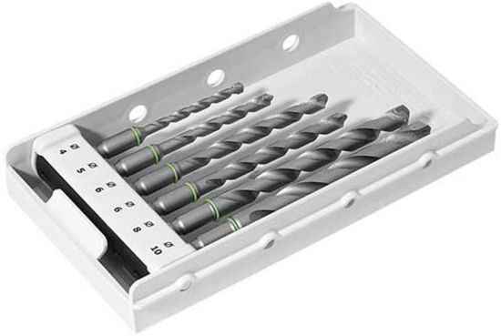 Afbeeldingen van Festool steenboren set 4-5-6-6-8-10
