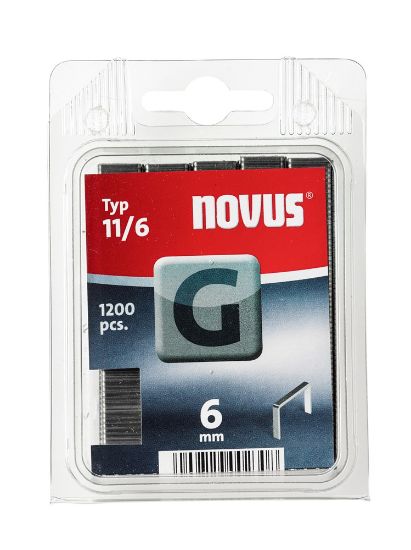 Afbeeldingen van NOVUS Nieten 11 x 6 mm (Doos 1200 stuks)