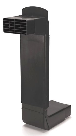 Afbeeldingen van Ubbink Vloerventilatiekoker Nieuwbouw zwart