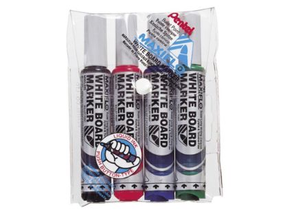 Afbeeldingen van Maxiflo Whiteboardpennenset MWL5M 3mm assorti