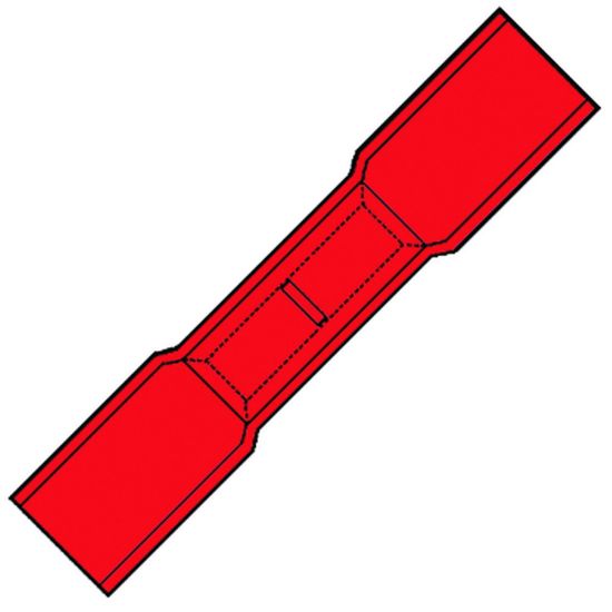 Afbeeldingen van KLEMKO Kabelschoen geisoleerd waterdicht HSK1525SK rood