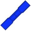 Afbeeldingen van KLEMKO Kabelschoen geisoleerd waterdicht HSK2527SK blauw