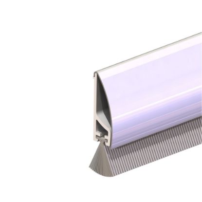 Afbeeldingen van Ellen Dorpelprofiel INOX DE LUXE nl 36 x 9 mm 100 cm borstel