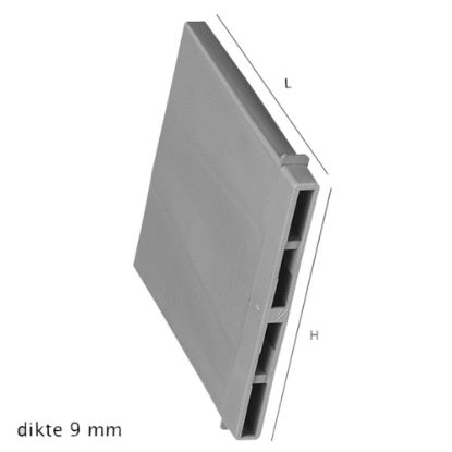 Afbeeldingen van Ubbink Gevelventilatie stootvoeg grijs 9x90x95mm