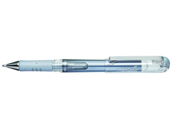 Afbeeldingen van Pentel Gelroller K230M 0,4mm zilver
