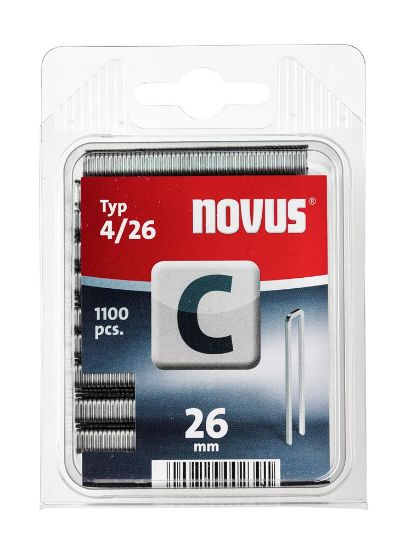 Afbeeldingen van NOVUS Nieten C 4/26 26mm (1100 stuks)
