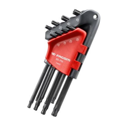 Afbeeldingen van Facom Stiftsleutelset torx 89.JP 8 delig met kogelkop
