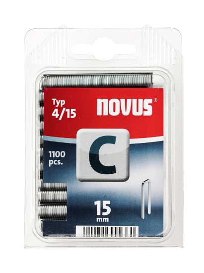 Afbeeldingen van NOVUS Nieten C 4/15 15mm (1100 stuks)